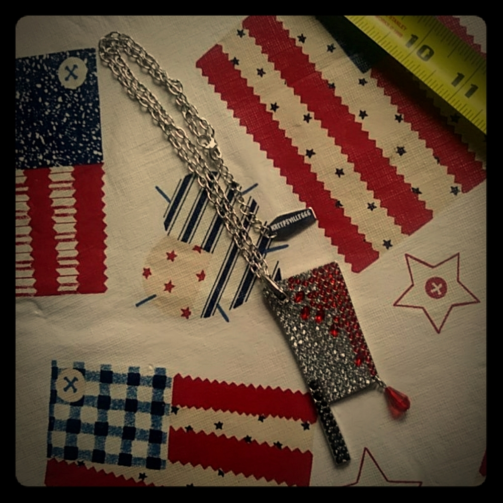 Bloody Machete Necklace Pendant Halloween